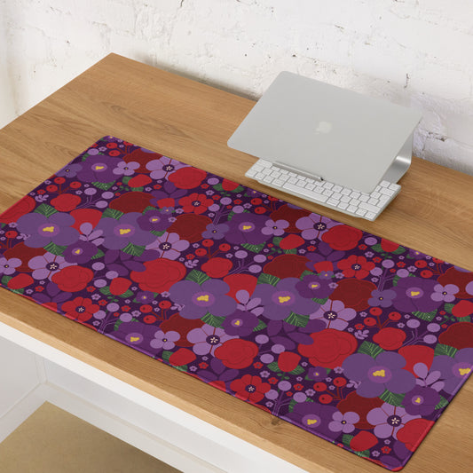 African Violets Desk Pad