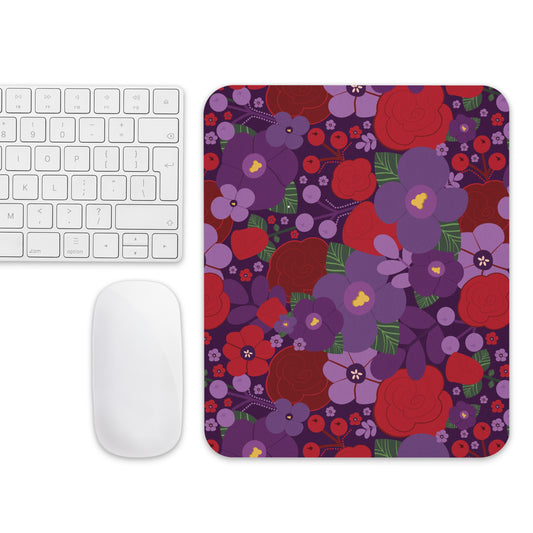 African Violets Mouse pad