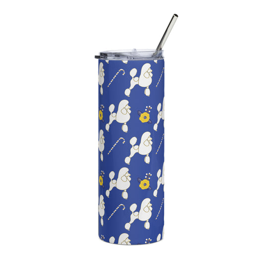Poodles Stainless steel tumbler