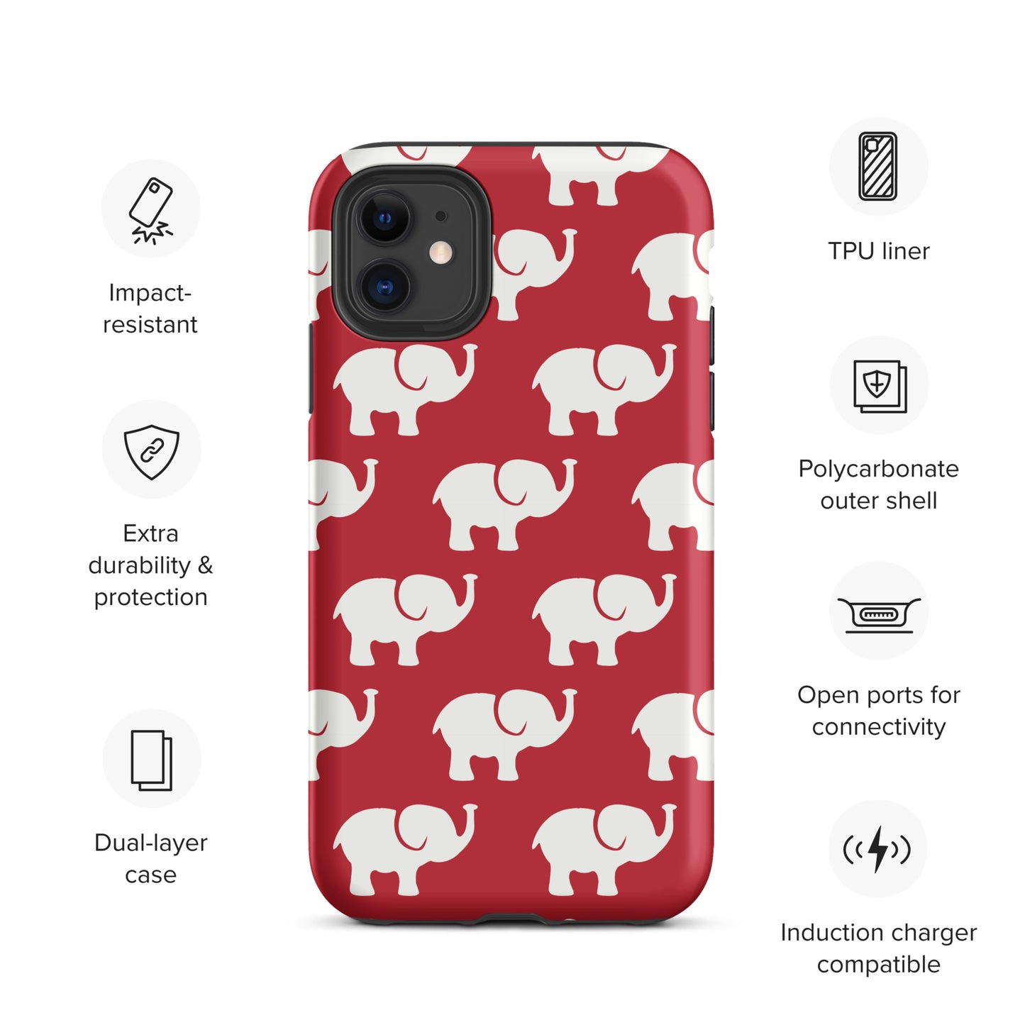 Elephants Tough Case for iPhone®