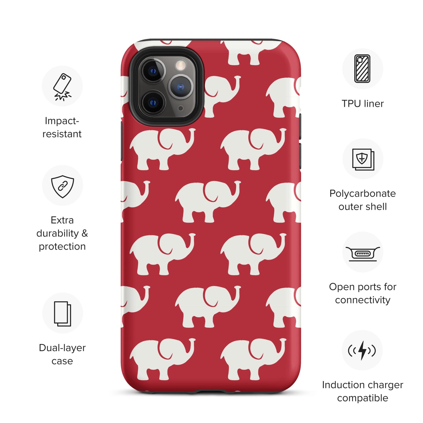 Elephants Tough Case for iPhone®