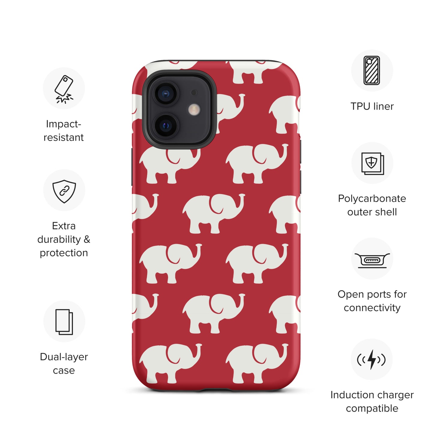 Elephants Tough Case for iPhone®