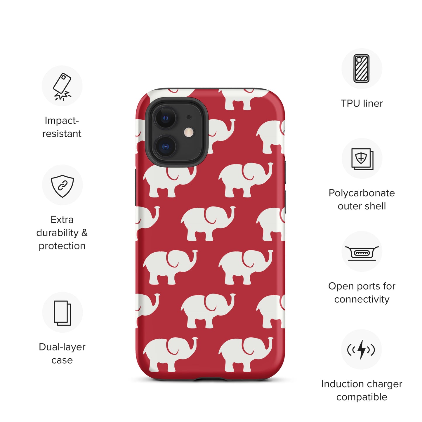 Elephants Tough Case for iPhone®