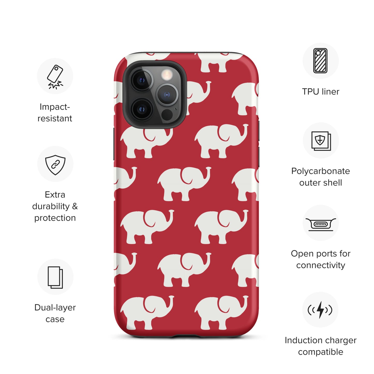 Elephants Tough Case for iPhone®