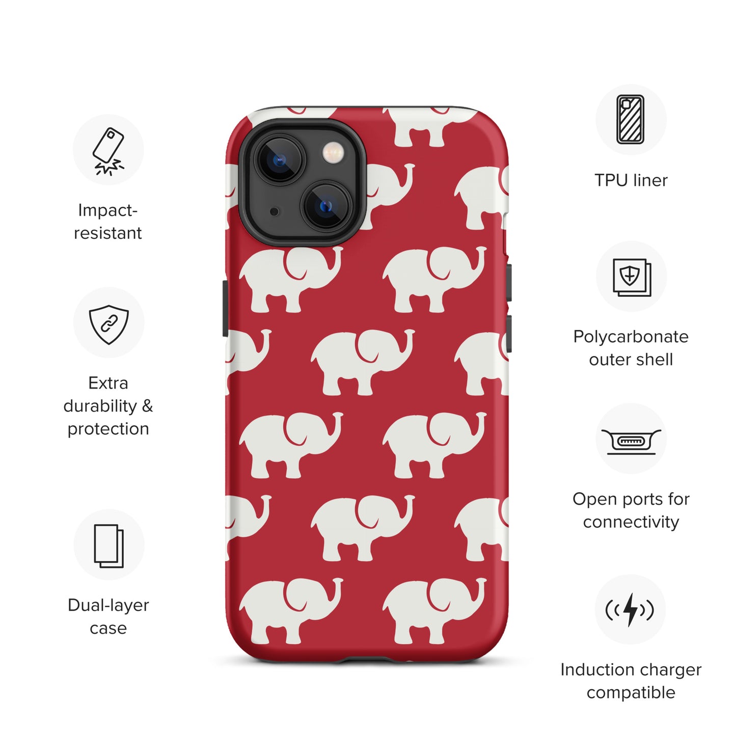 Elephants Tough Case for iPhone®