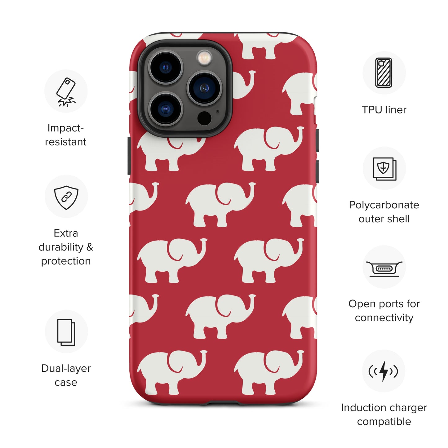 Elephants Tough Case for iPhone®