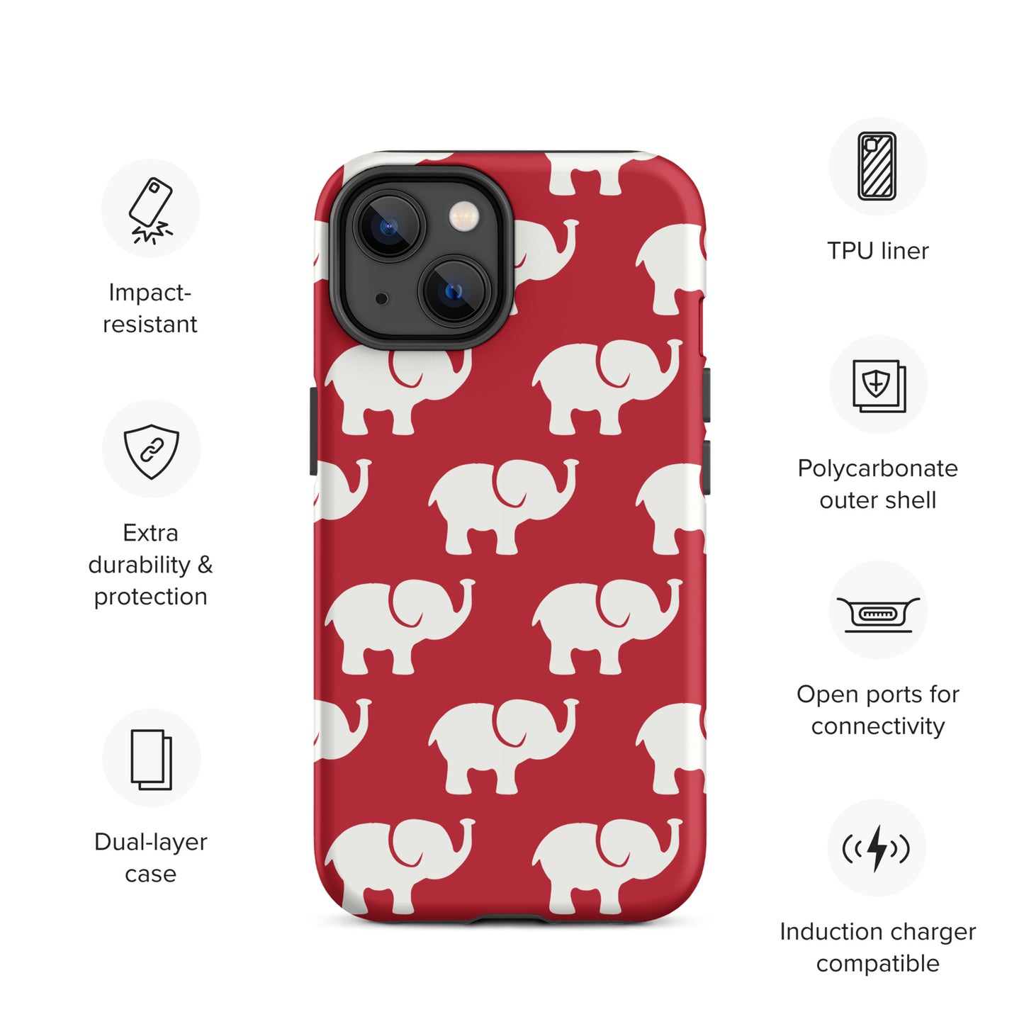 Elephants Tough Case for iPhone®