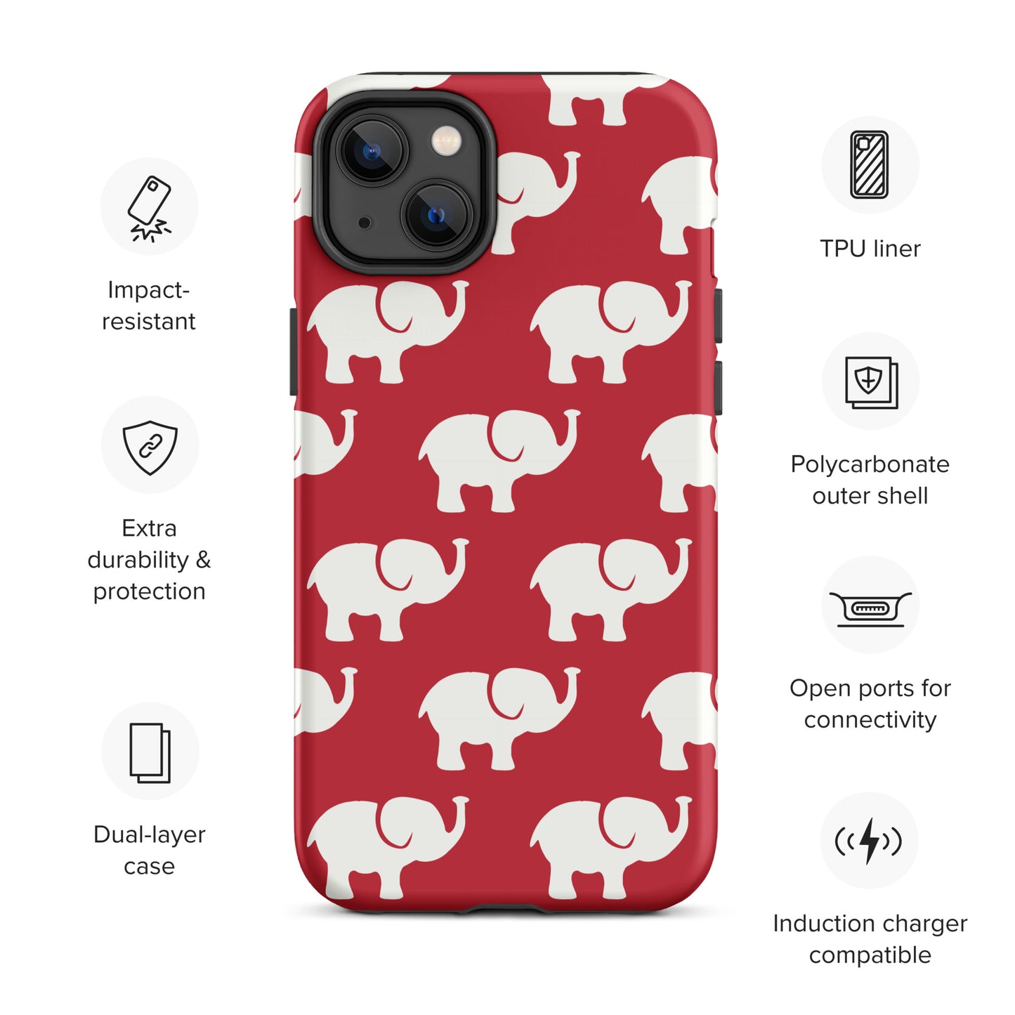 Elephants Tough Case for iPhone®