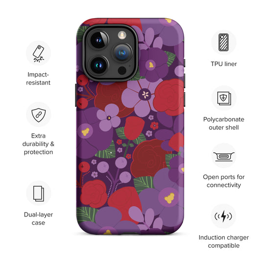 African Violets Tough Case for iPhone®