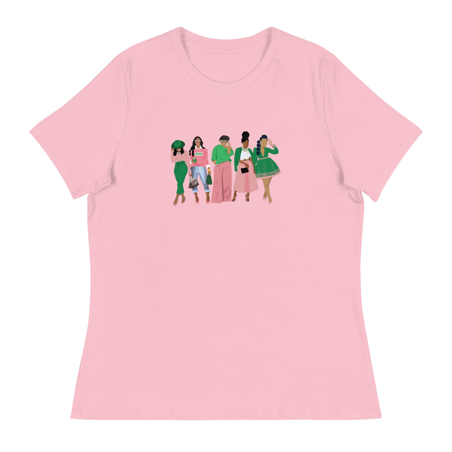 Sisterhood Relaxed T-Shirt-Pink